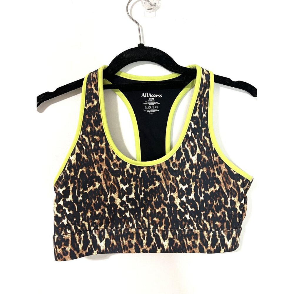 Revolve All Access Lime Green/Leopard Print Front… - image 6